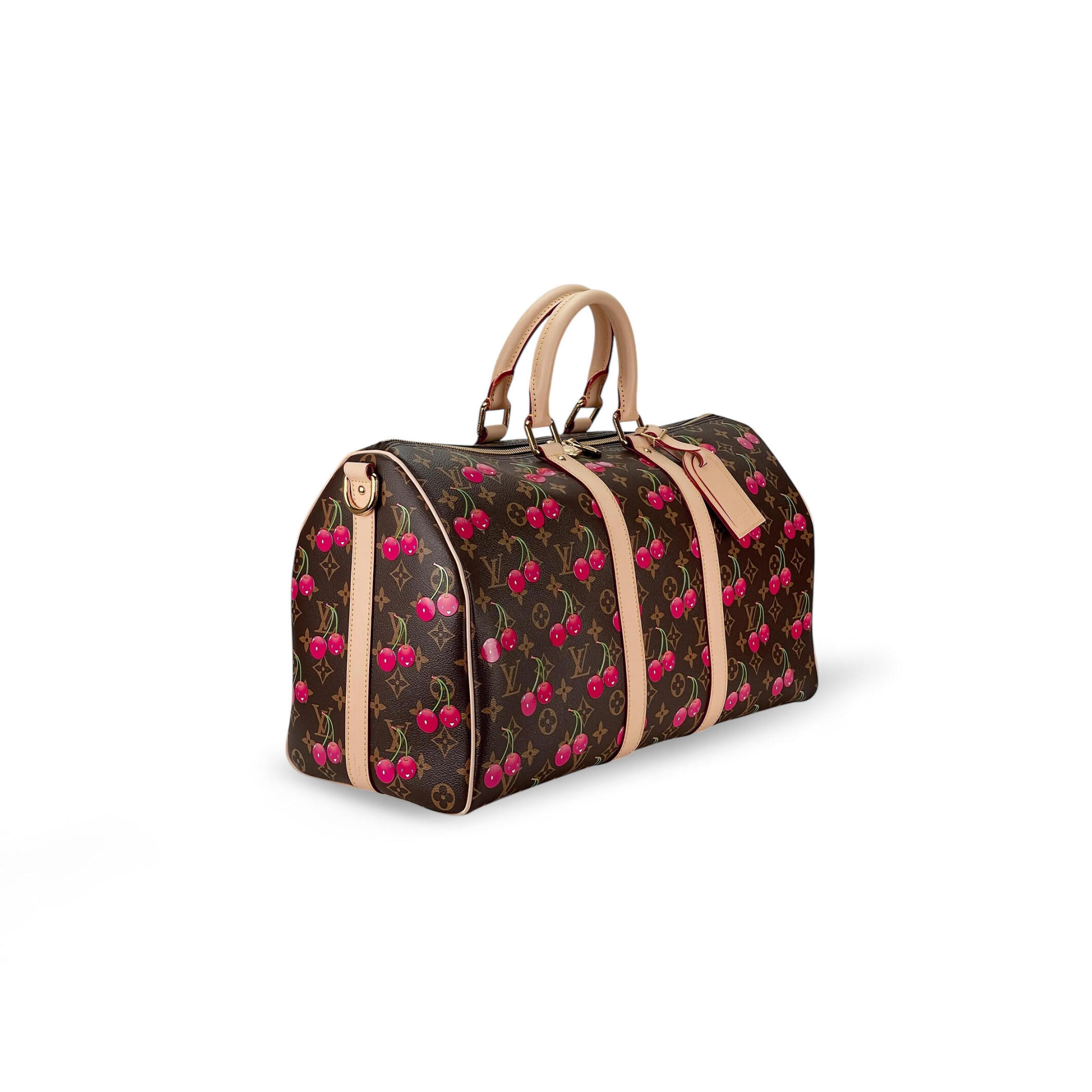 LOUIS VUITTON MURAKAMI LV X TM KEEPALL BANDOULIÈRE 45 M13764 (45*27*20cm)